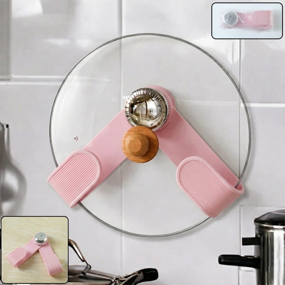 Adjustable Pot Lid Holder – Secure & Heat Resistant Kitchen Tool