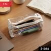 Transparent PVC Pencil Case – Stylish & Durable Stationery Organizer