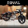 Metal Bullet Bike Toy with Side Stand – Realistic Miniature Model