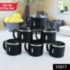 Stainless Steel Desk Mug Set – Durable 150ml Tea & Coffee Cups