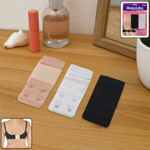 Bra Extender Set – Adjustable 3-Piece 2-Hook for Comfort Fit