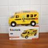 Friction-Powered School Bus Toy – Durable Push-and-Go Vehicle for Kids