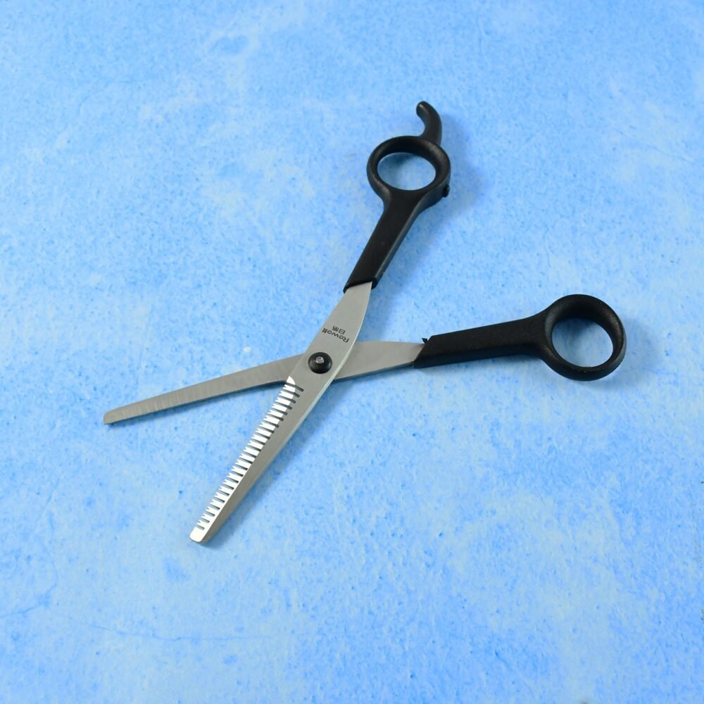 Scissors-03_71a546bf-d99d-43d9-bab0-6191dfd53d0d.jpg Hair Thinning Scissors – Ergonomic Precision & Smooth Blending