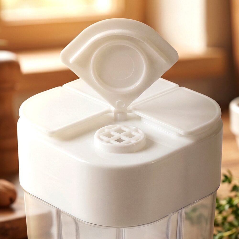 Seasoning-Box-4.jpg 4 Compartment Kitchen Storage Container – Space-Saving Organizer