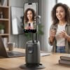 Selfie-Gimbal-5.jpg AI Face Tracking Mobile Holder – Hands-Free 360° Video Streaming