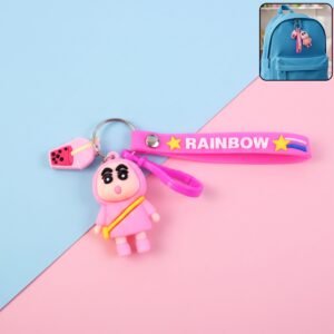 Shin-ChanRubberKeychain-WOSKU-01.jpg Cartoon Character Keychain – Cute Rainbow Strap Bag Charm