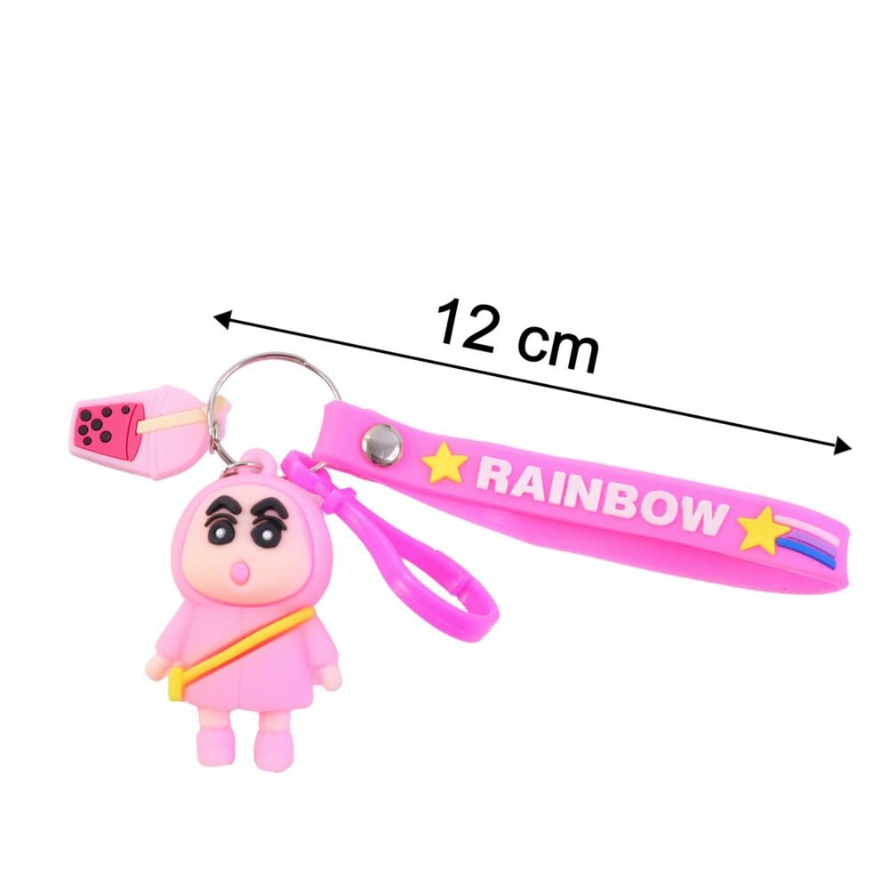 Cartoon Character Keychain – Cute Rainbow Strap Bag Charm