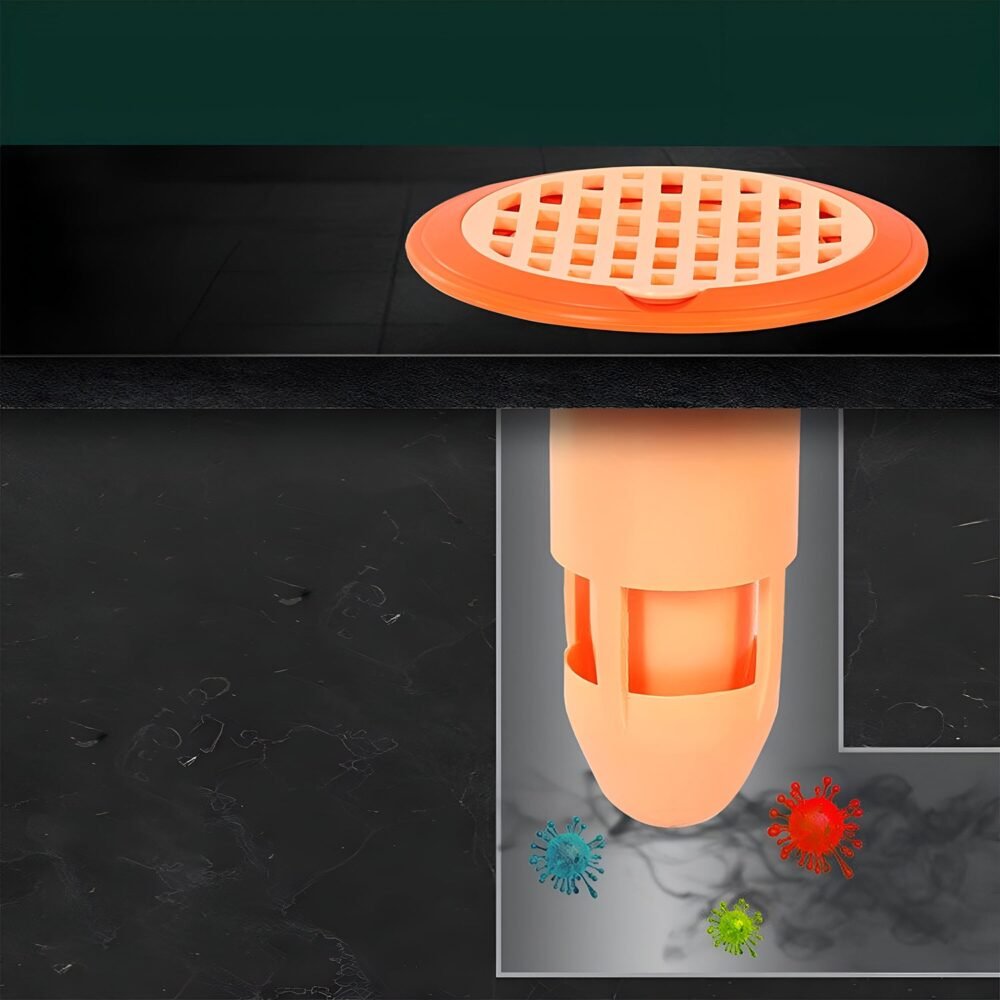 Plastic Drain Strainer – Efficient Hair Catcher for Bathroom & Kitchen