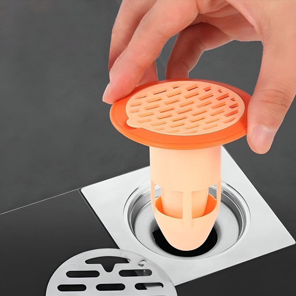 Plastic Drain Strainer – Efficient Hair Catcher for Bathroom & Kitchen