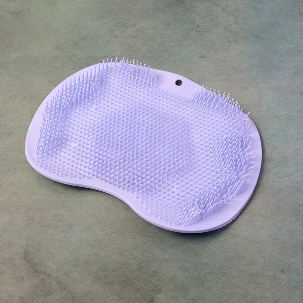 Silicone Bath Massage Cushion – Suction Cup Foot Scrubber Mat