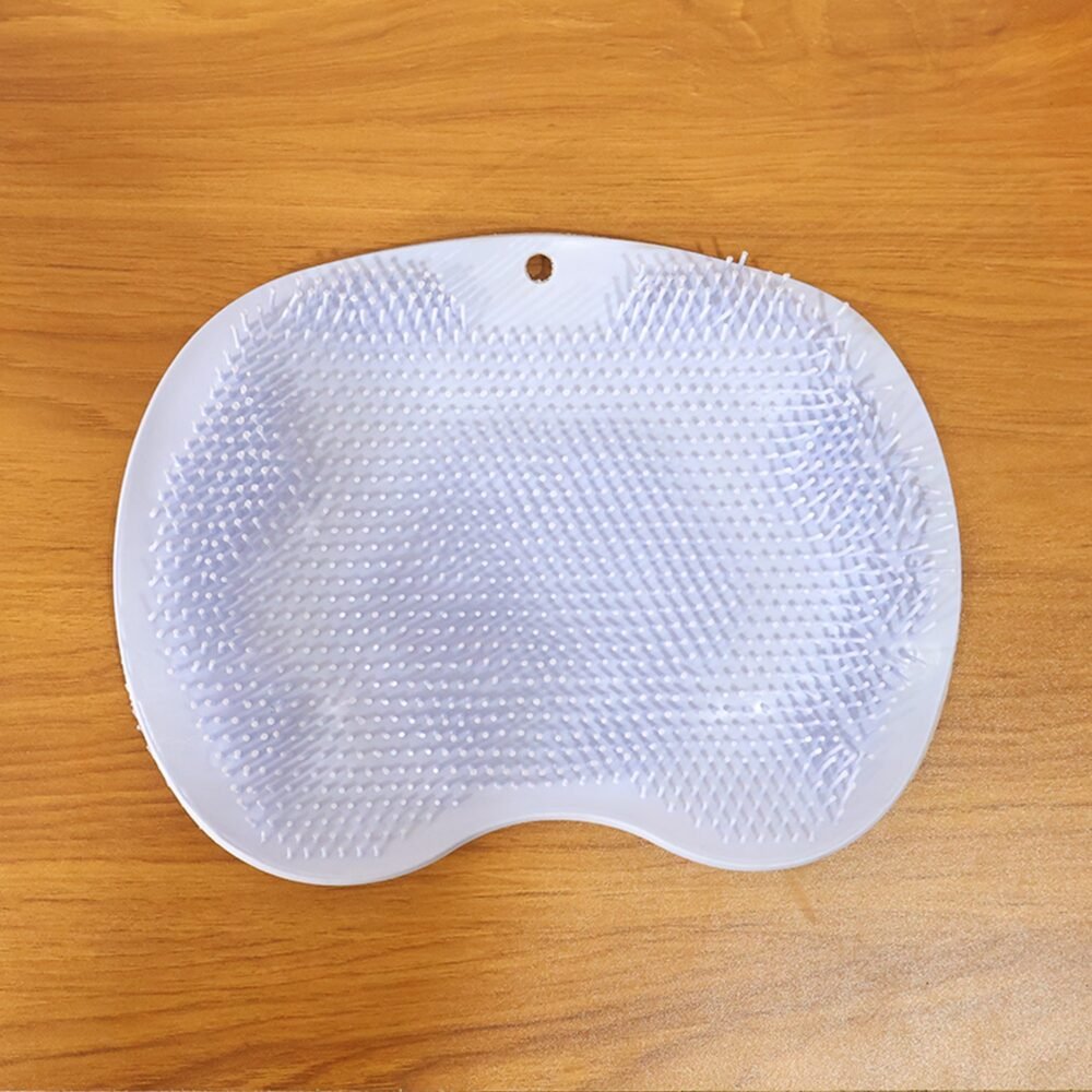 Silicone Bath Massage Cushion – Suction Cup Foot Scrubber Mat