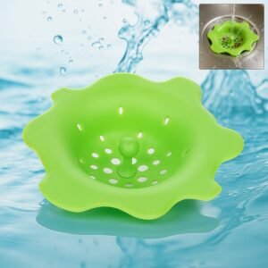 Silicone Sink Strainer – Flexible, Anti-Clog Hair Catcher