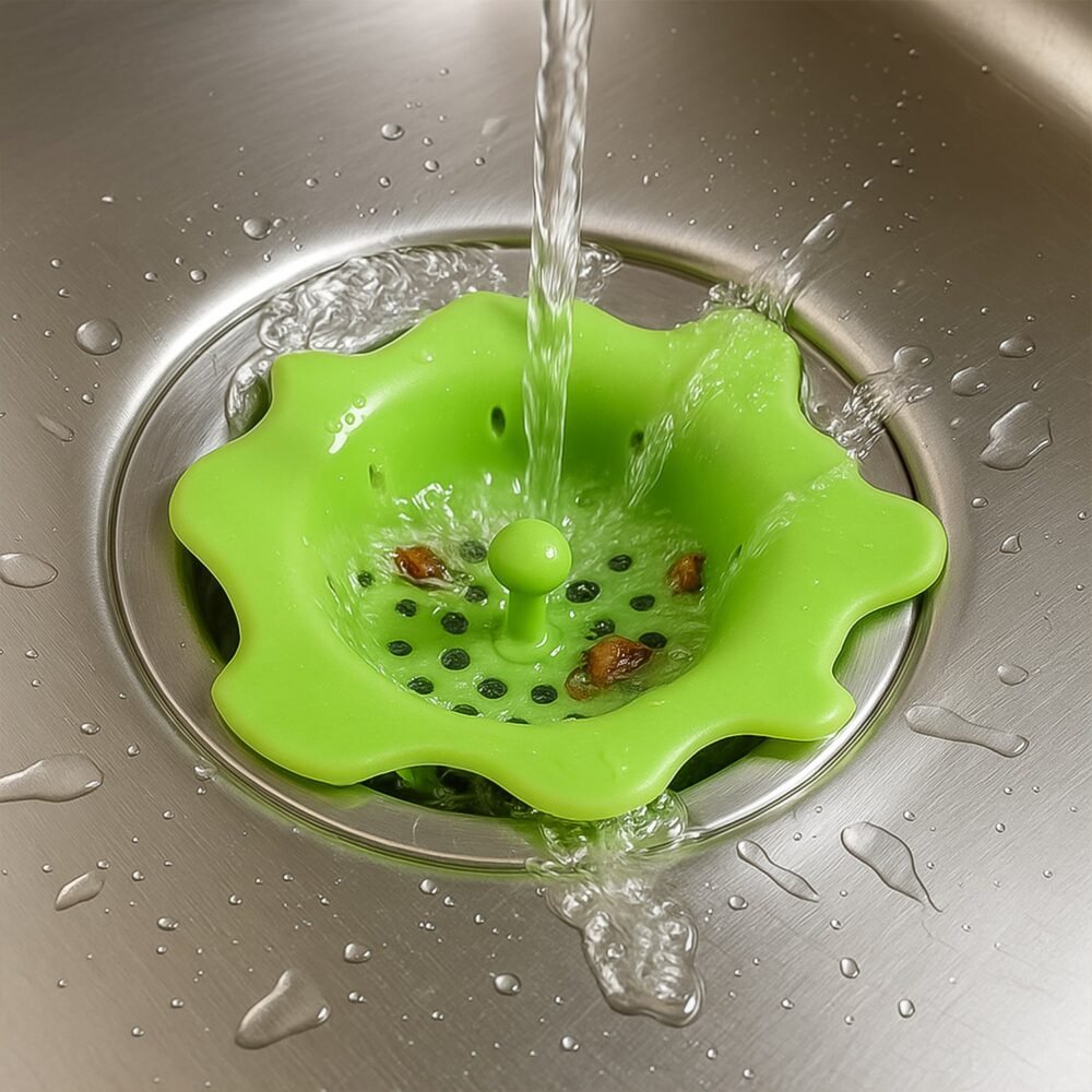 Silicone-sink-stainer-03.jpg Silicone Sink Strainer – Flexible, Anti-Clog Hair Catcher
