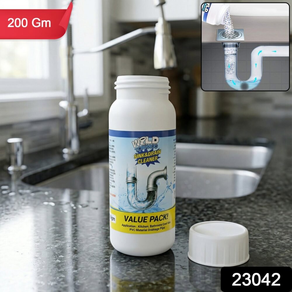 Sink-And-Drain-Cleaner-WOSKU-02.jpg Sink and Drain Cleaner Powder – Quick & Powerful Blockage Removal