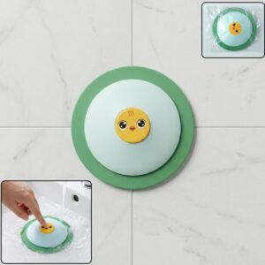 SinkHoleProtector-WOSKU-01.jpg Duck Design Silicone Sink Drain Stopper – Flexible & Reusable