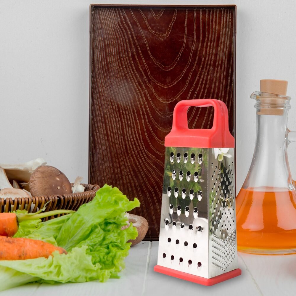 Stainless Steel Grater 5-in-1 – Comfort & Versatility