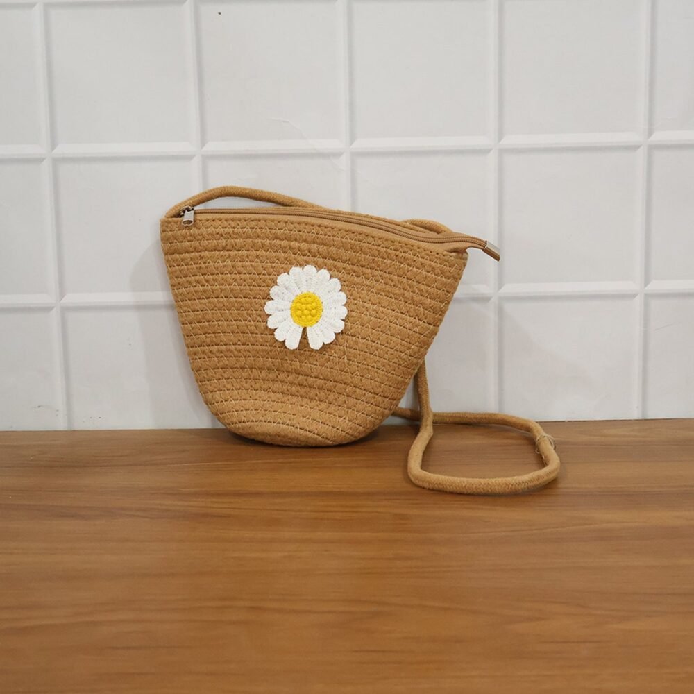 Jute Crossbody Bag – Lightweight Casual & Travel Essential