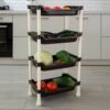 Plastic Storage Rack – 4-Layer Multi-Purpose Organizer