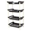 Plastic Storage Rack – 4-Layer Multi-Purpose Organizer