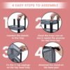 Plastic Storage Rack – 4-Layer Multi-Purpose Organizer