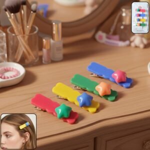 SmallStarHair-WOKSU-01.jpg Star Design Hair Clip Set – Colorful & Decorative 4 Pieces