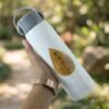 Glass Water Bottle with Phone Holder – Leakproof & Stylish Design