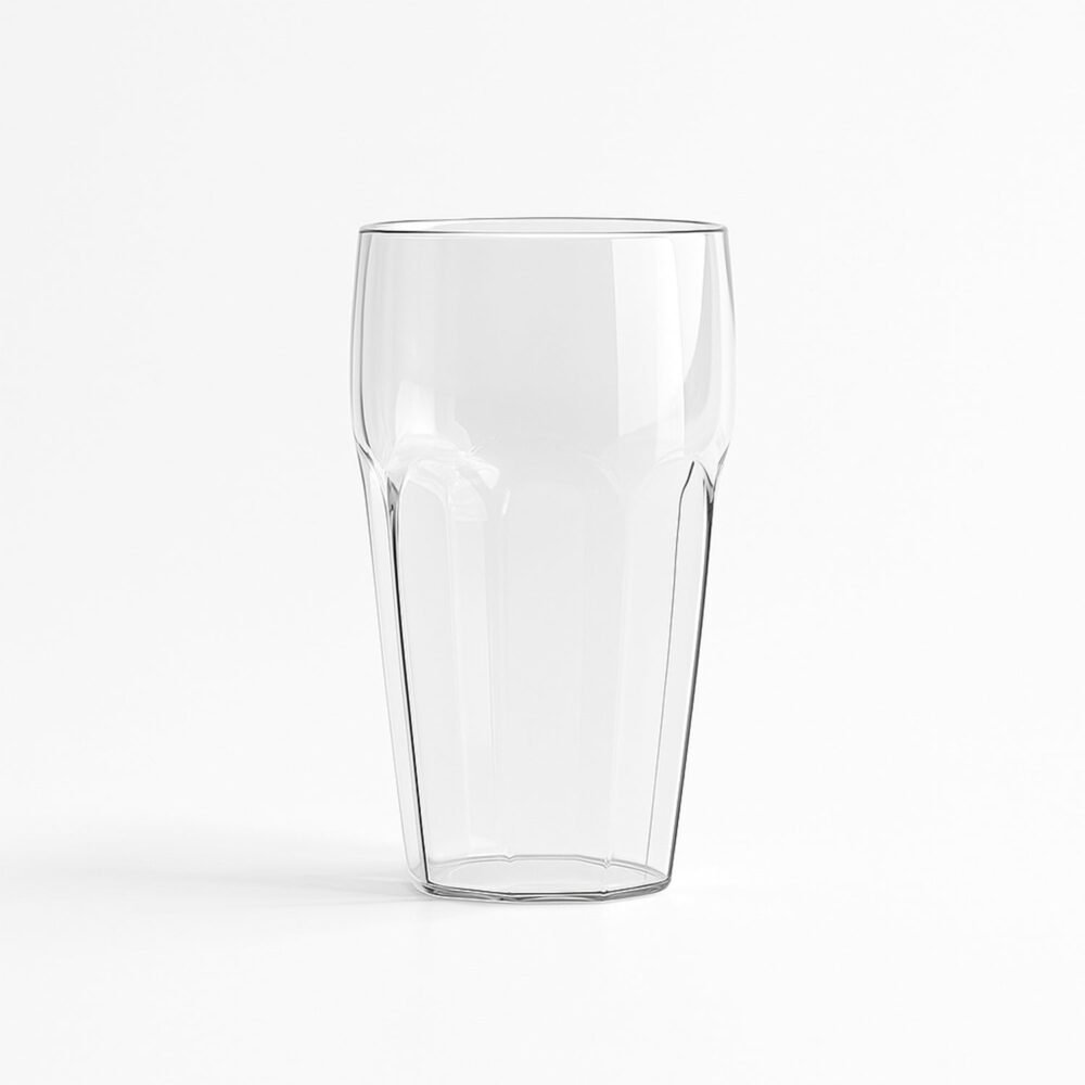 Transparent Smoothie Glass Set – 6 Durable 300ml Tumblers