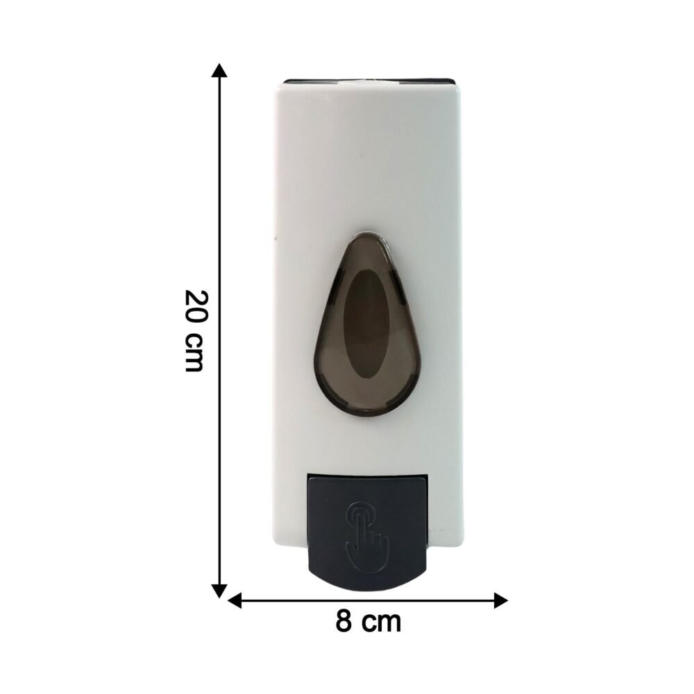 Wall Mounted Soap Dispenser – Refillable Push Button for Bathroom