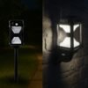 Solar Induction LED Wall Lamp – Motion Sensor Outdoor Light