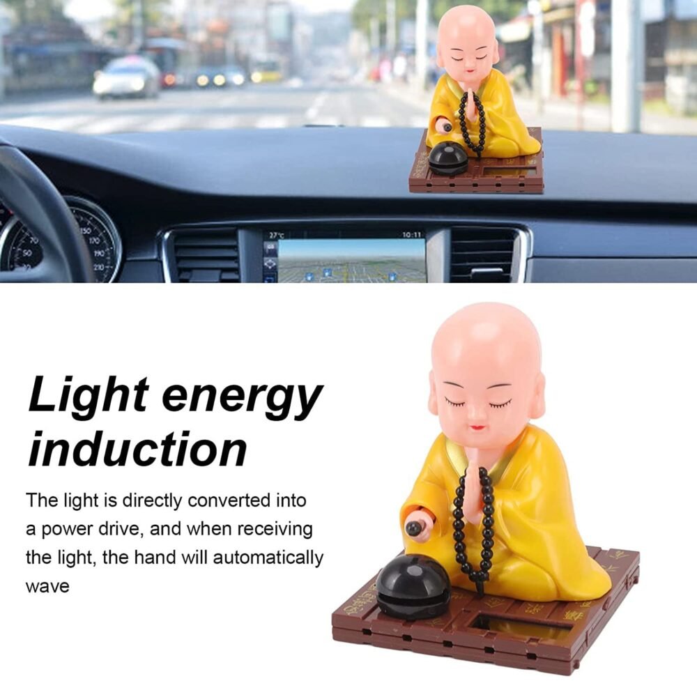 Solar Buddha Statue – Eco-Friendly Movement & Meditation Decor