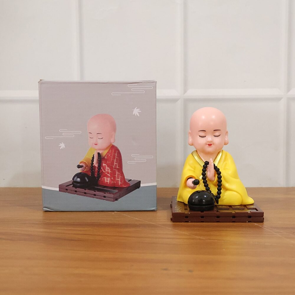 Solar Buddha Statue – Eco-Friendly Movement & Meditation Decor