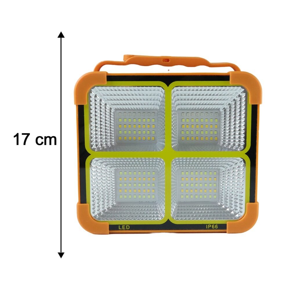 High Power Solar LED Flood Light – Rechargeable Outdoor Security