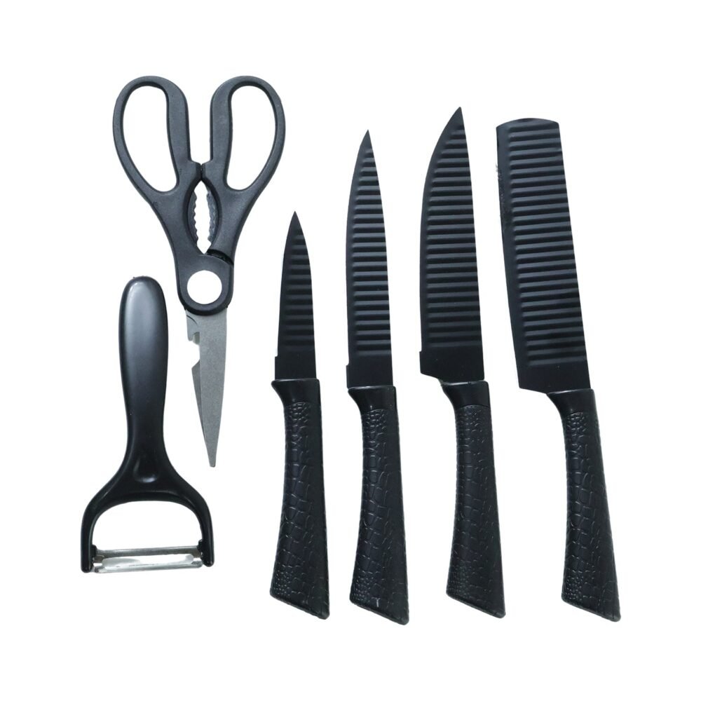 Kitchen Knife Set – Complete 6-in-1 Multipurpose Tool for Home & Kitchen