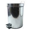 Stainless Steel Pedal Dustbin – Compact & Hygienic Waste Disposal