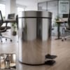 Stainless Steel Pedal Dustbin – Compact & Hygienic Waste Disposal
