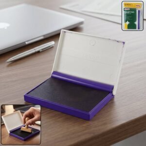StampPad-WOSKU-01.jpg Ink Stamp Pad – Quick-Drying for Clear Office Impressions