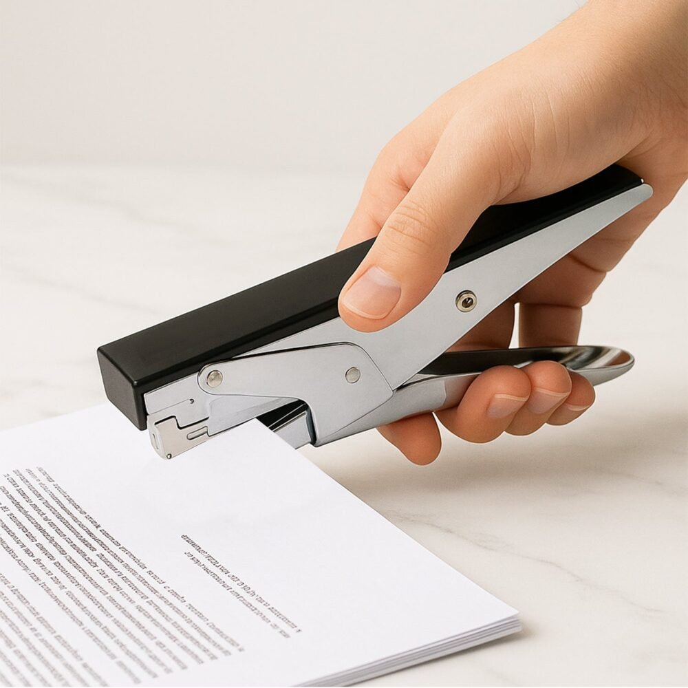 Stapler-06.jpg Plier Stapler – Heavy Duty Metal Body for Up to 30 Sheets