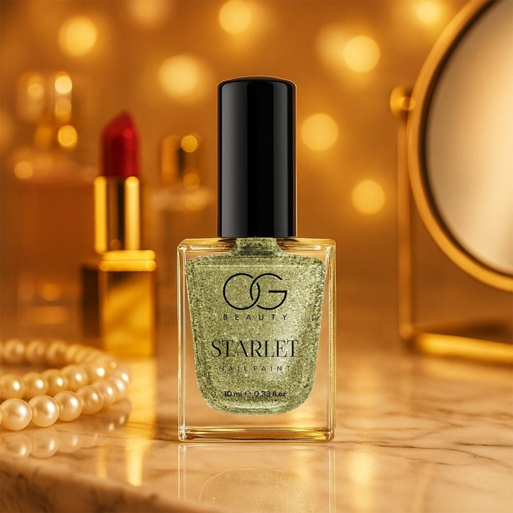 Starlet-Nail-Paint-Sunshine-Gold-01.jpg Glitter Nail Paint – Sunshine Gold with Long-Lasting Sparkle