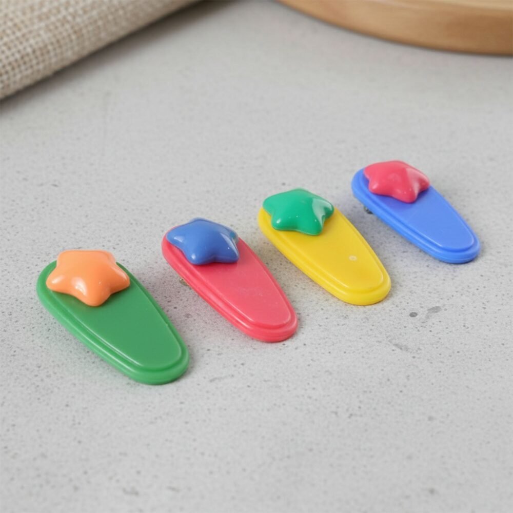 StartColorHairClip-02.jpg Star Hair Clip Set – Colorful Decorative Clips for Stylish Hold