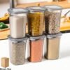 Kitchen Storage Containers – Airtight 6 Pc Set, 1200 ML Each