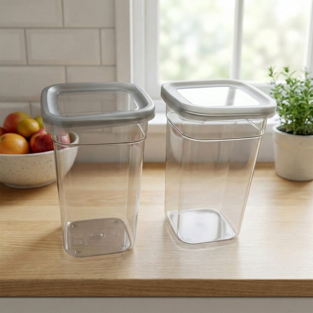 Kitchen Storage Containers – Airtight 6 Pc Set, 1200 ML Each
