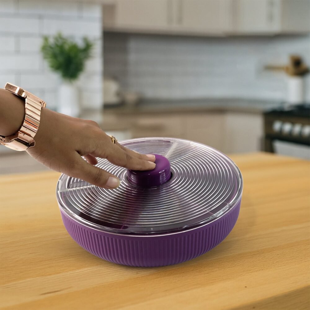 Rotating Dry Fruit Storage Container – Multipurpose Snack Organizer