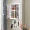 Wall-Mounted Kitchen Storage Cabinet – Spacious with Sliding Doors