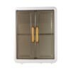 Wall-Mounted Kitchen Storage Cabinet – Spacious with Sliding Doors