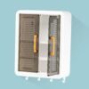 Wall-Mounted Kitchen Storage Cabinet – Spacious with Sliding Doors