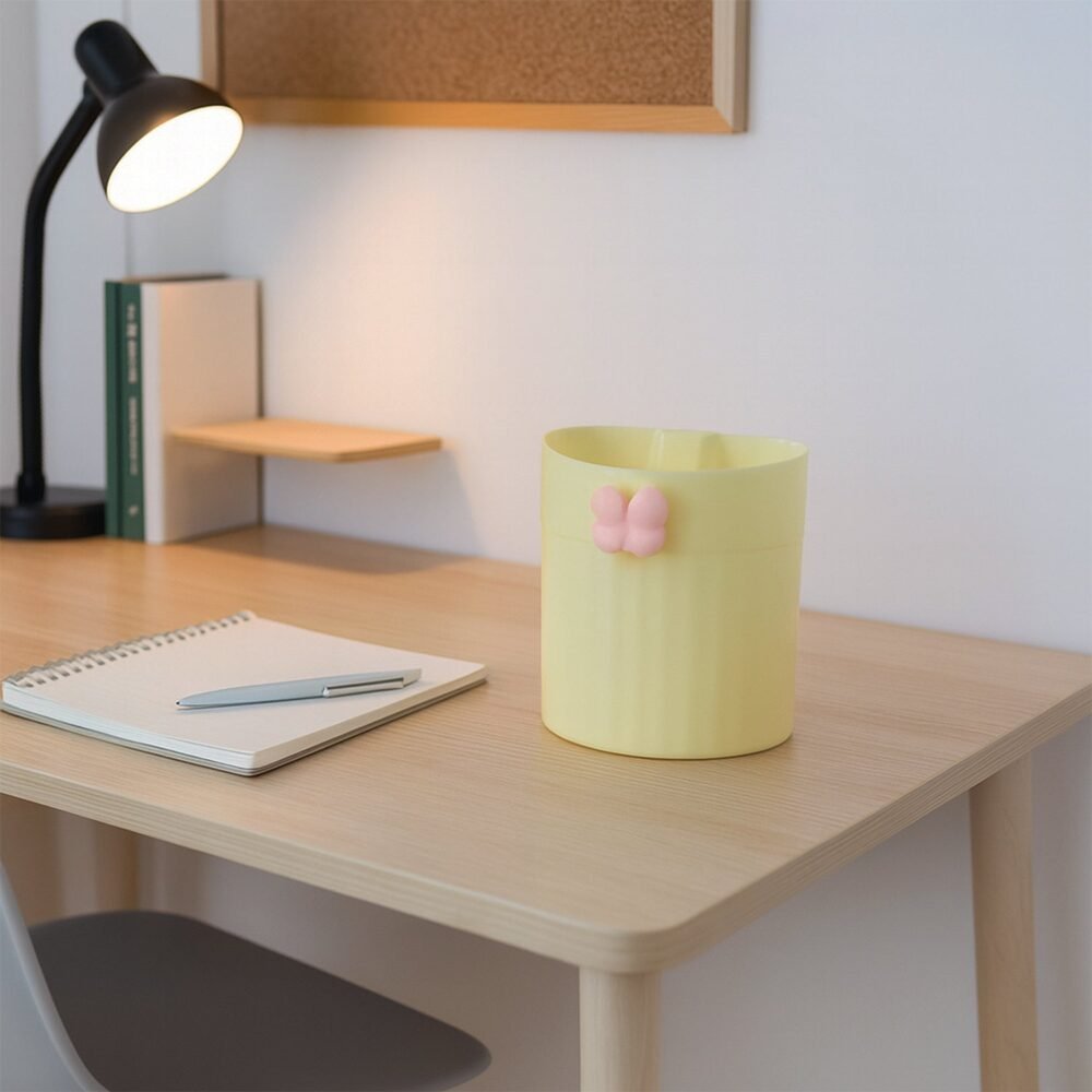 Wall-Mounted Toothbrush Holder – Butterfly Design & Strong Adhesive
