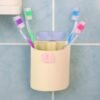 Wall-Mounted Toothbrush Holder – Butterfly Design & Strong Adhesive