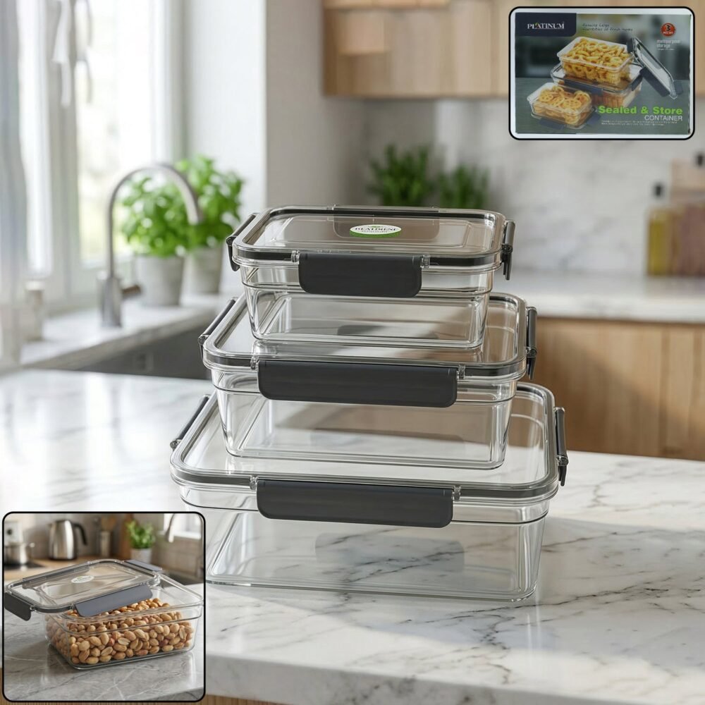 Storagecontainer-01.jpg Plastic Airtight Food Storage Container Set – Keep Food Fresh and Organized
