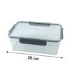 Storagecontainer-size.jpg Plastic Airtight Food Storage Container Set – Keep Food Fresh and Organized