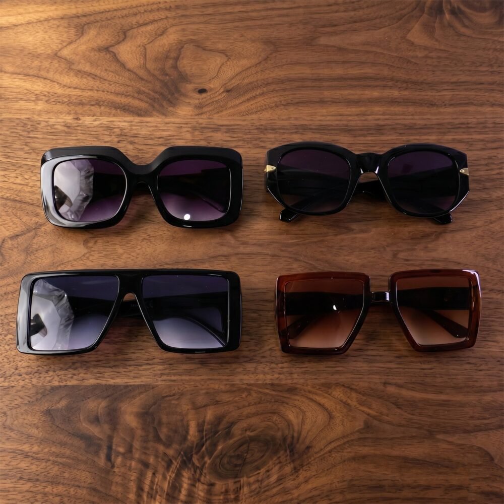 Oversized Square Sunglasses – Trendy Unisex Fashion Eyewear